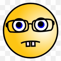 GTSport - Nerd Face Clip Art Emoji