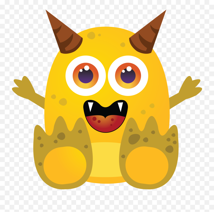 Four Little Monsters Blog - Clipart Friendly Monster Emoji,Aw Shucks Emoji