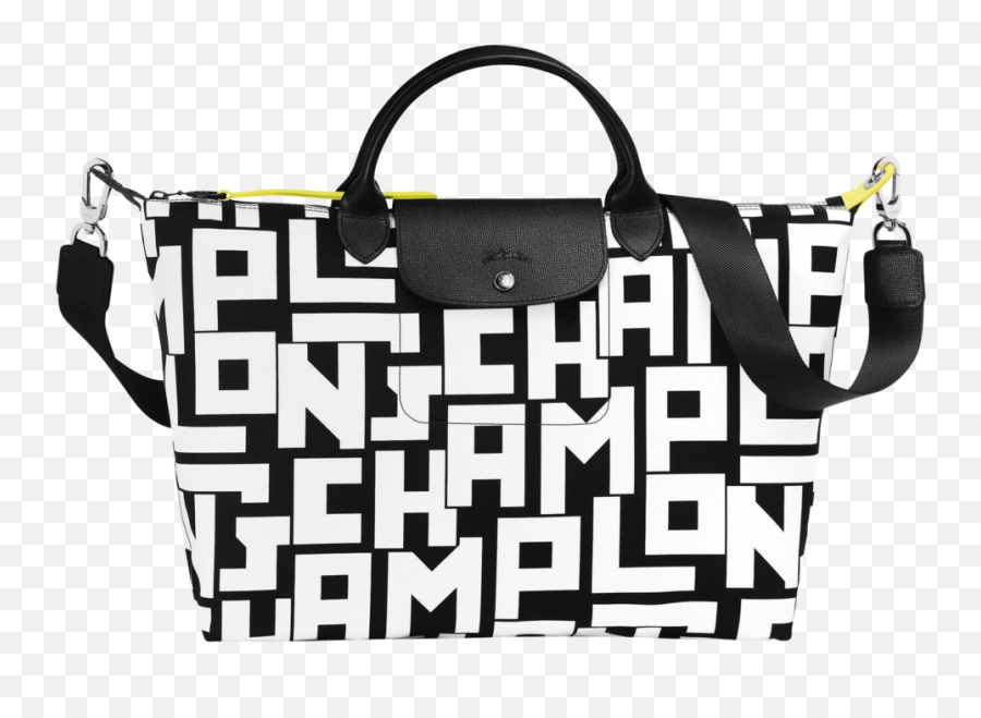 Le Pliage Lgp Top - Handle L Longchamp L1630413067 Bags Longchamp Le Pliage Lgp Big Emoji,Emoji Crossbody Bag