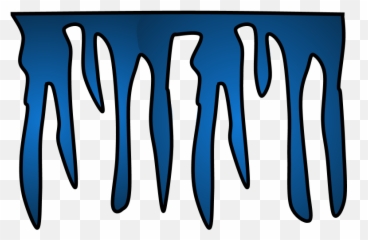 Icicle Dark Blue Png Clipart - Vertical Emoji,Icicle Emoji