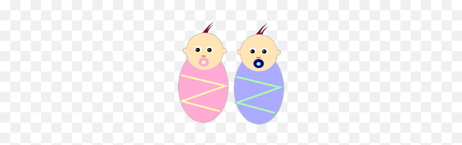 Boy Girl Twin Babies Png Svg Clip Art For Web - Download Baby Boy And Girl Emoji,Twin Emoji Png