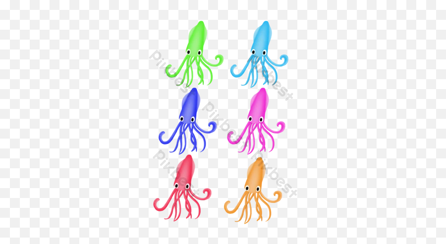 Red Squid Templates Free Psd U0026 Png Vector Download - Pikbest Warna Warna Cumi Cumi Emoji,Emoji Squid