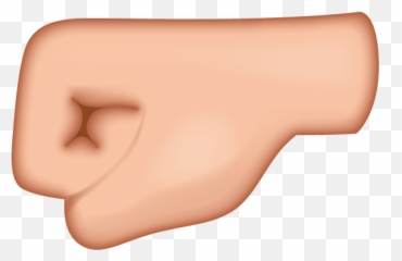 Left - Ivory Emoji,Fist Emoji Png