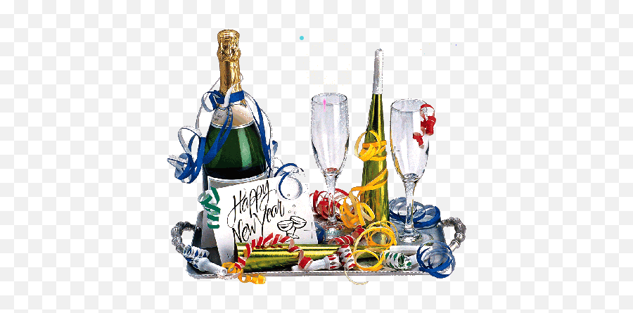 Happy New Year Glitter Gif - Transparent New Years Eve Emoji,Happy New Year Emoticons