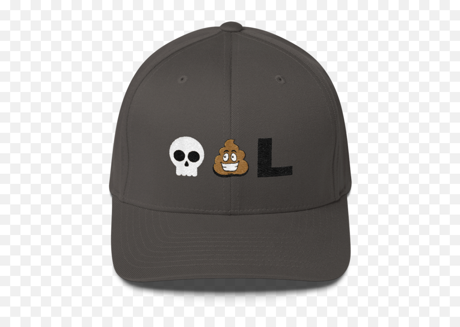 Skullpoopl Flexfit Hat - Baseball Cap Emoji,Deadpool Emoji