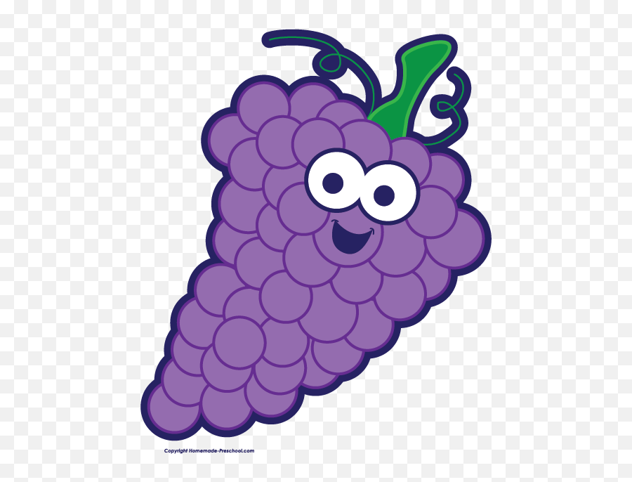 Grapes Free Fruit Clipart - Happy Grapes Clipart Emoji,Grape Emoji