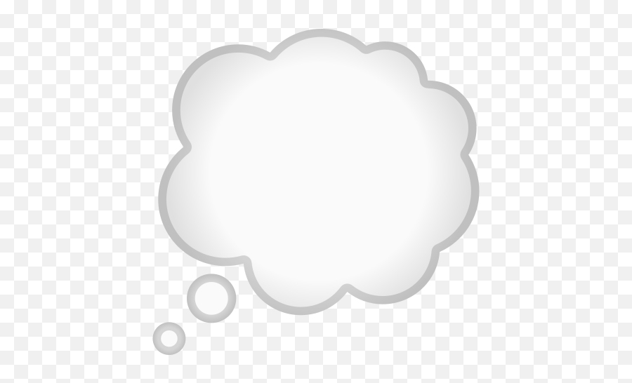 Thought Bubble Emoji Meaning With Pictures - Circle,Speech Bubble Emoji