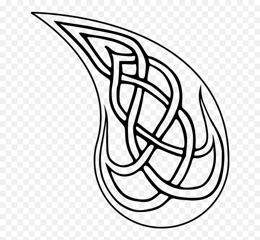 Drawing Knots Celtic Heart Transparent - Easy To Draw Celtic Patterns Emoji,Celtic Emoji