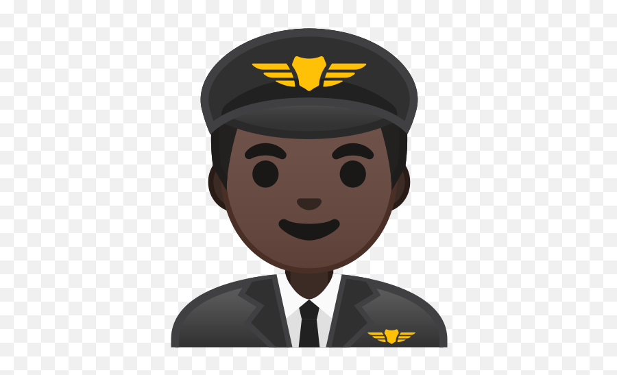 Man Pilot Emoji With Dark Skin Tone Meaning And - Pilot Emoji,Military Emoji