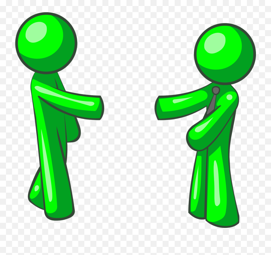 Characters Communication Example Green Hands - Shaking Hands Clip Art Emoji,Japanese Text Emoticons