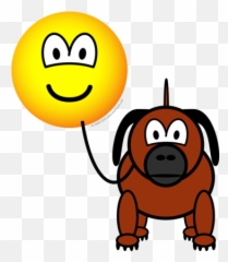 Dog Walking Emoticon - Animated Smiley Wslking The Dog Emoji,Dog Emoticon