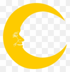 Moon Face No Background Satellite Lunar - Circle Emoji
