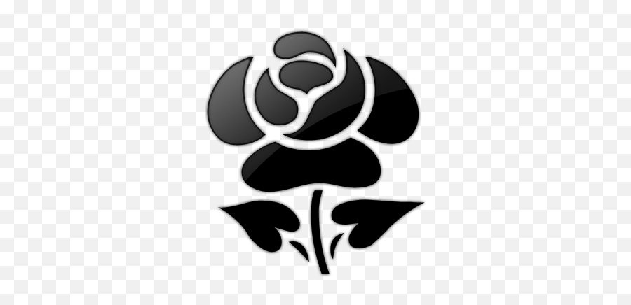 Clip Art Rose Black And White Best - Black And White Rose Outline Clip Art Emoji,Black And White Rose Emoji