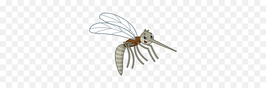 Mosquito In Love Clipart Free Download Creazilla - Cartoon Emoji,Mosquito Emoji
