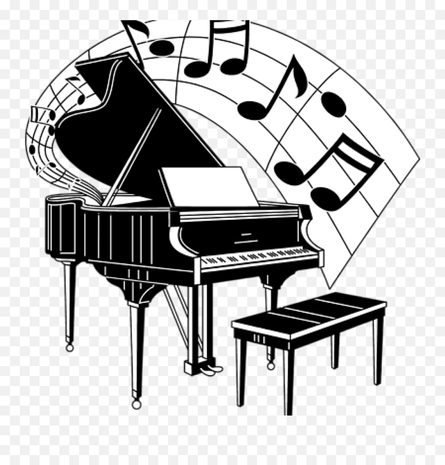 Piano Jazz Clipart - Piano Clipart Emoji,Emoji Man And Piano