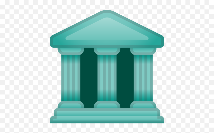 Classical Building Emoji - Bank Emoji,Classic Emojis