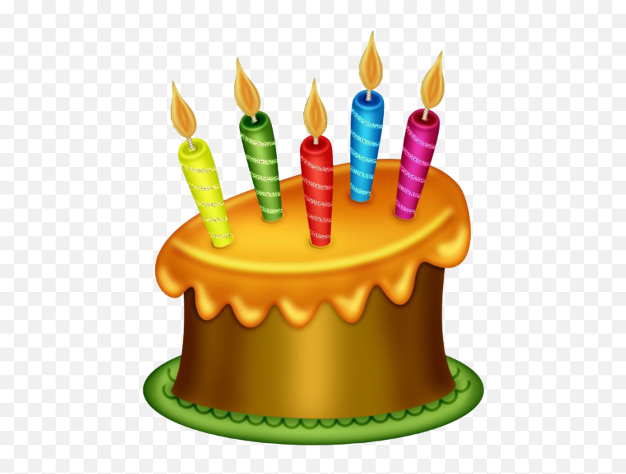 Best Happy Birthday Emoji - Gold Birthday Cake Clip Art,Cake Emoji Png