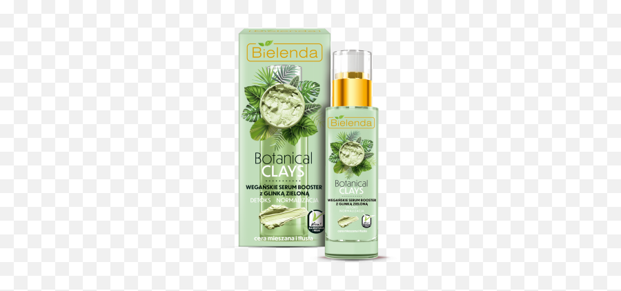 Bielenda Botanical Clays Vegan Serum Booster With Green Clay - Bielenda Serum Emoji,Kiss Emoji Makeup