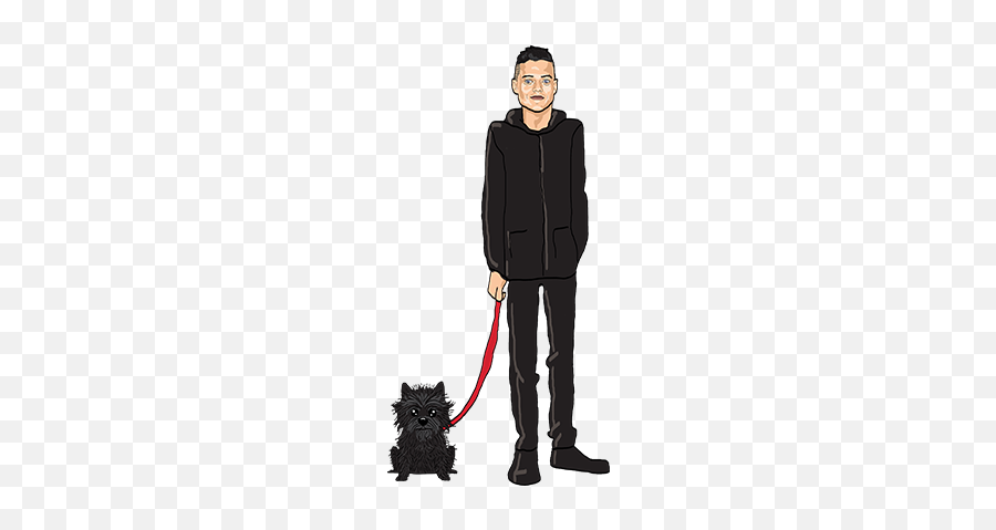 Mr - Standing Emoji,Mr Robot Emoji