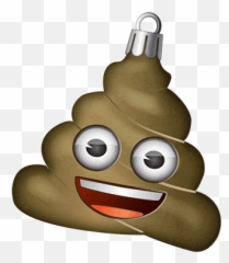Poo Christmas Ornament - Cartoon Emoji