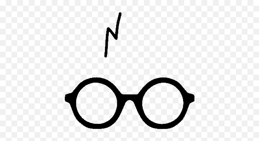 Harry Potter Eyeglass - Harry Potter Glasses Png Emoji,Man Glasses Lightning Bolt Emoji