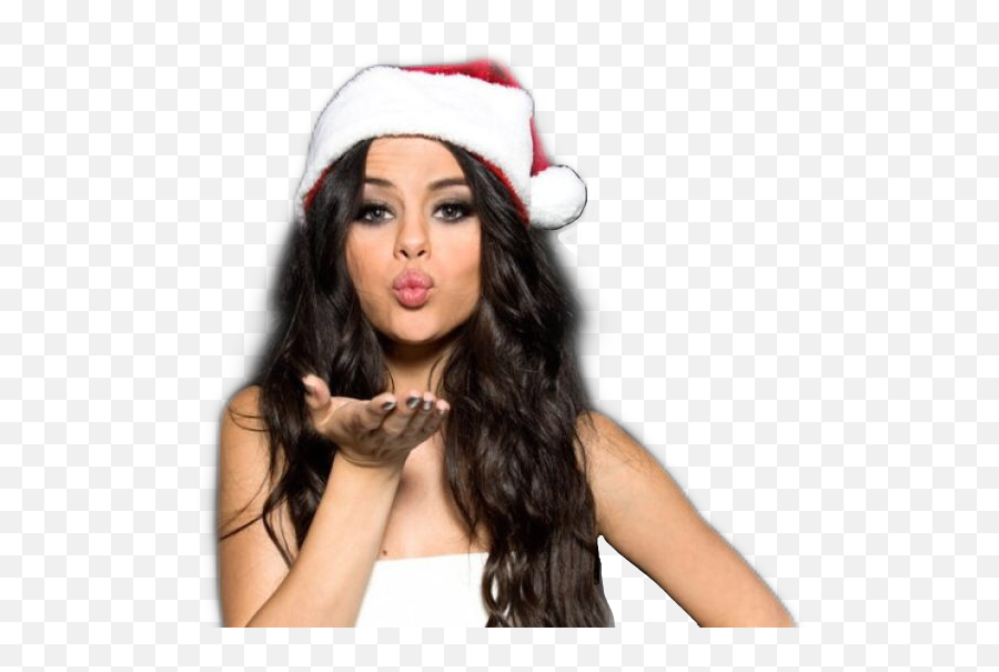 Selena Selenagomez Christmas Selena Gomez Freetoedit - Selena Gomez Christmas Photoshoot Emoji,Selena Emoji