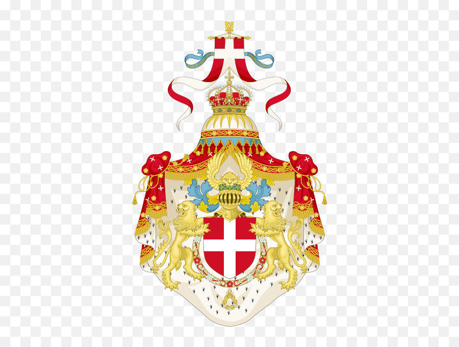 The Italian Monarchist Symbols - Italian Coat Of Arms Emoji,Italian Flag Emoji
