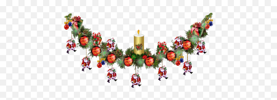 Gift Decorations Gif - Gift Decorations Merrychristmas Christmas Garland Gif Emoji,Merry Christmas Emoji