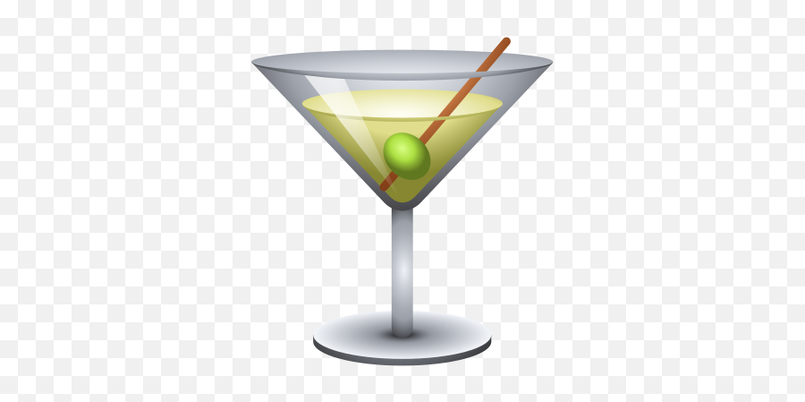Cocktail Glass Icon - Martini Glass Emoji,Martini Emoji