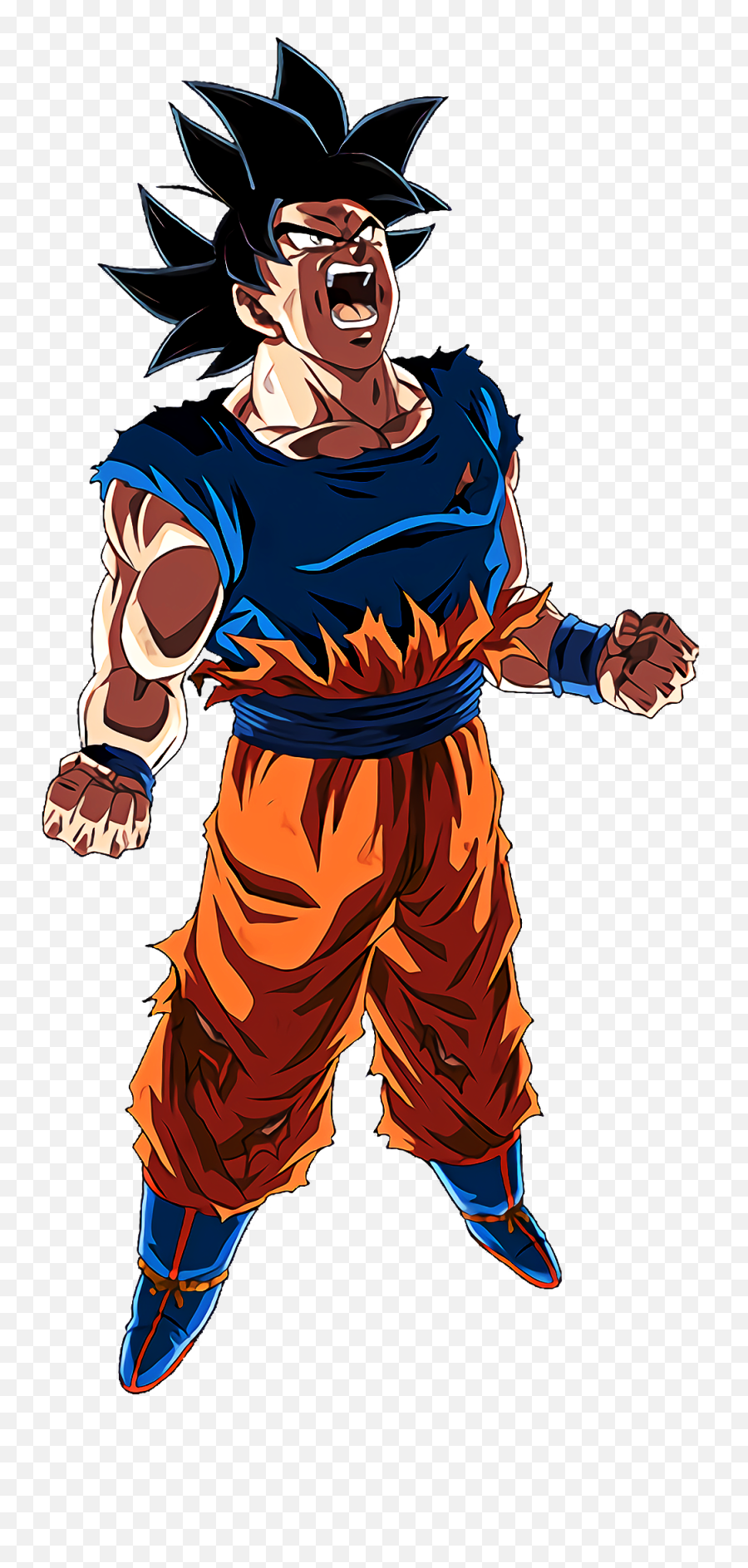 Ui Goku Transforming 3 Dbs Render - Ui Goku Dokkan Battle Emoji,Goku Emoji