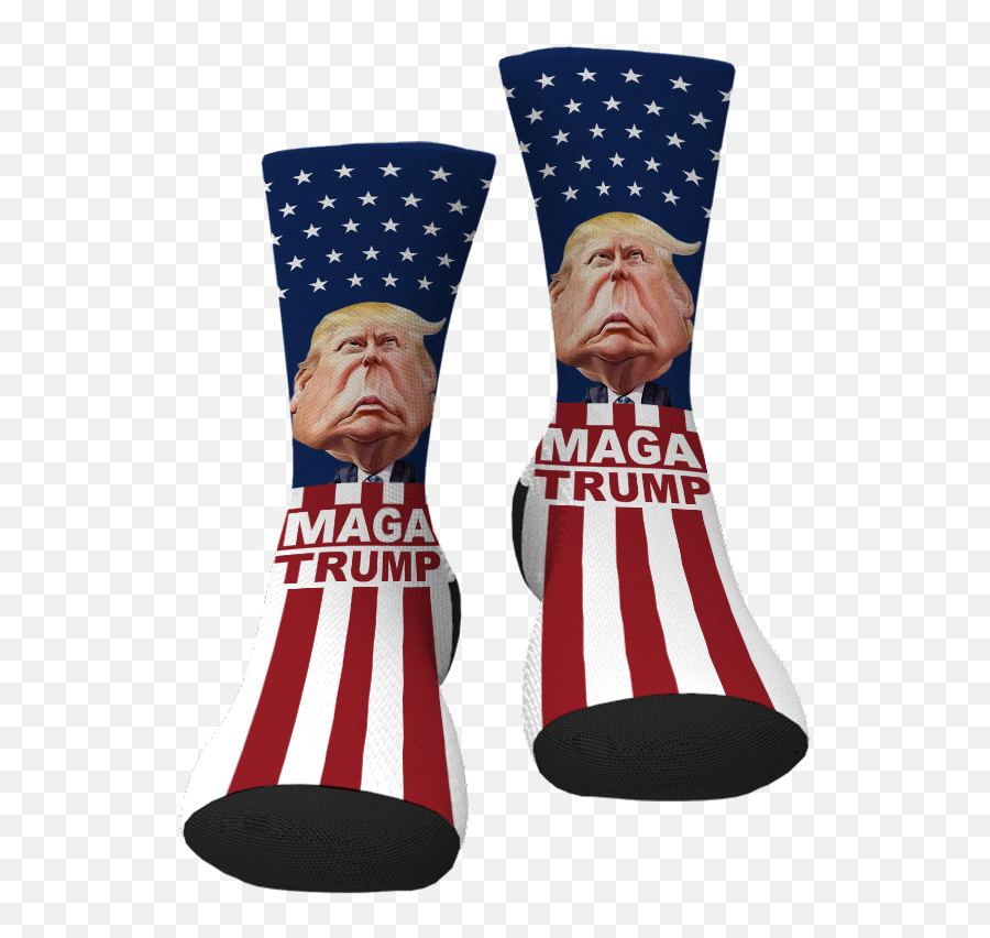Personalized Photo Socks Make America - American Emoji,Trump Emoticons