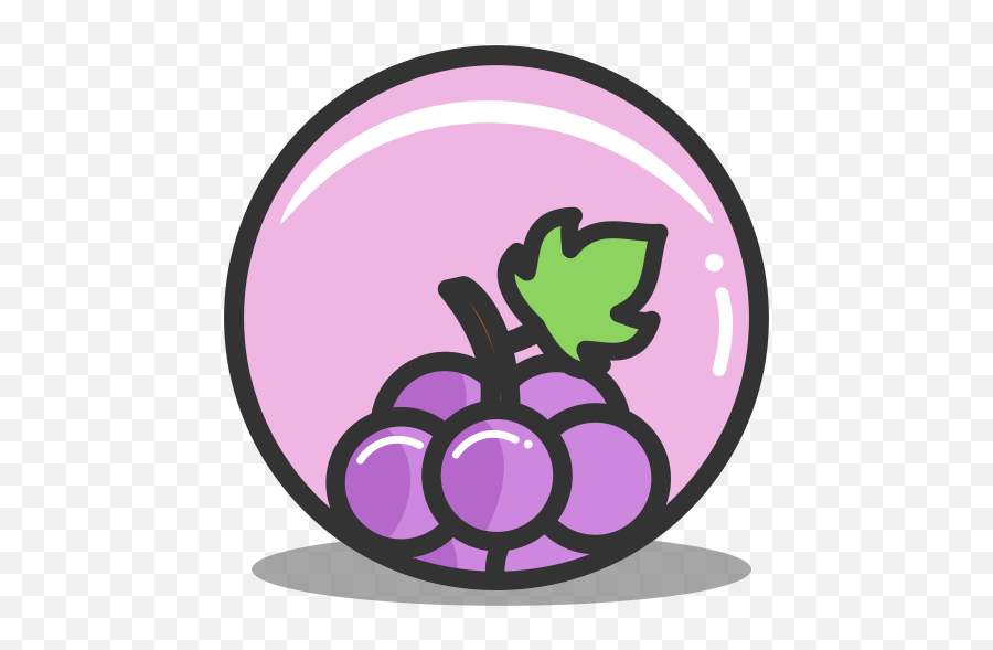 Button Grape Icon - Grape Icon Emoji,Grape Emoji