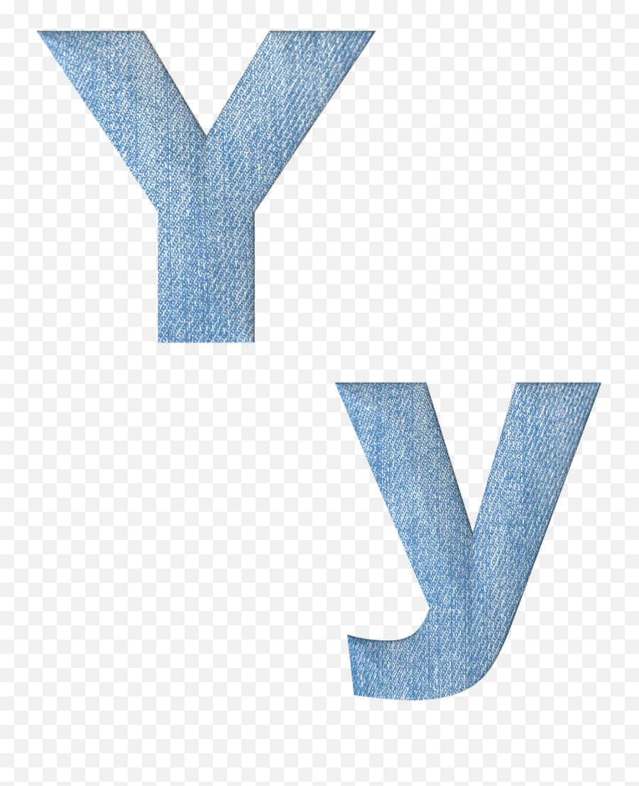 Fabric 3d Denim Alphabet Letter Y - Denim Emoji,Steam Emoticon Letters