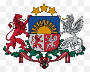 Coat Of Arms Of Latvia - Latvia Coat Of Arms Emoji,Flag Car And Money Emoji