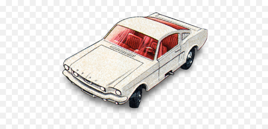 Car Fastback Ford Mustang Icon - Car Matchbox Png Emoji,Mustang Emoji