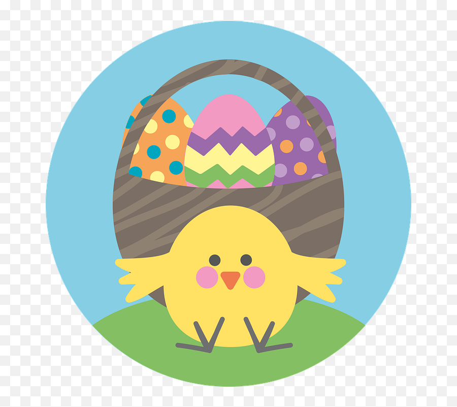 Easter Chick Chicks - Cartoon Emoji,Easter Basket Emoji