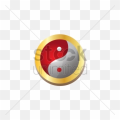 Ying Yang Vector Image - Number Emoji,Yin Yang Emoticon