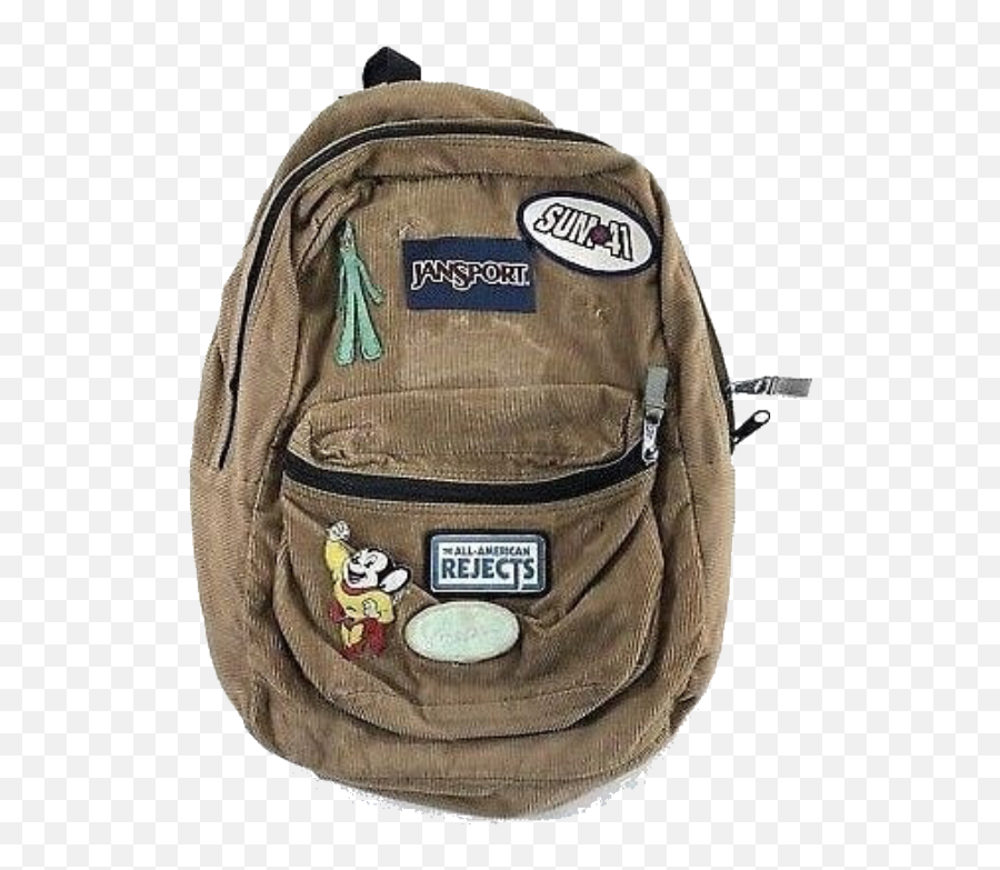 Aesthetic Backpack School People - Vintage Corduroy Jansport Backpack Emoji,Emoji School Backpack