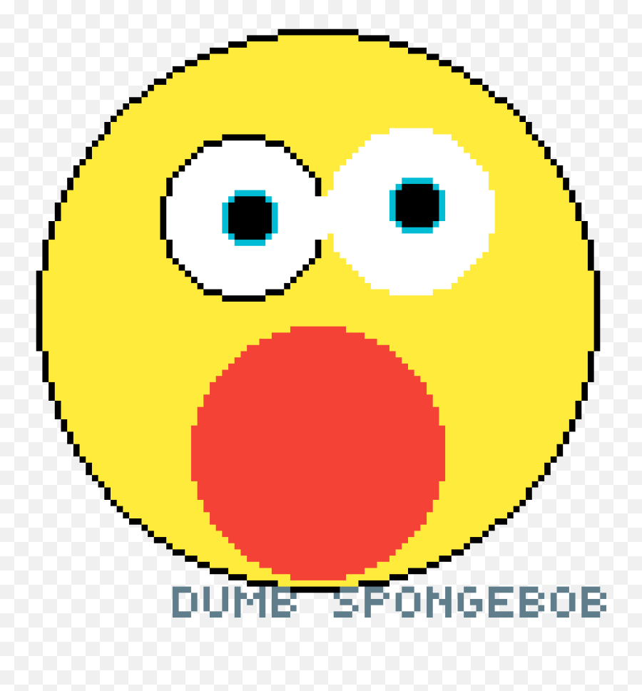 Pixilart - Minecraft Circle 47 Diameter Emoji,Spongebob Emoji
