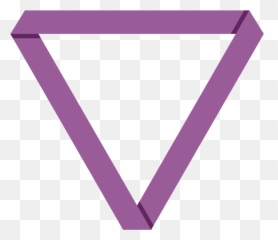 Polyamory Möbius Triangle - Non Monogamy Symbol Emoji