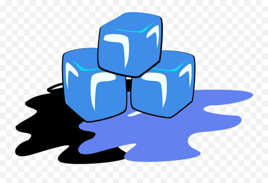 Ice Cubes Cold - Changes Of Matter Melting Emoji,Ice Cube Emoji