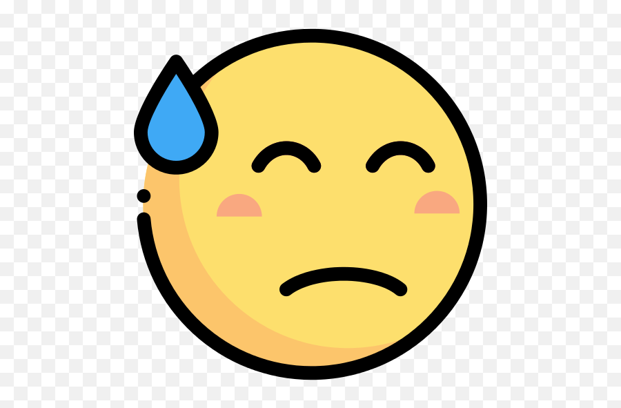 Sweat Png Icon - Icono Sudor Emoji,Sweating Emoji