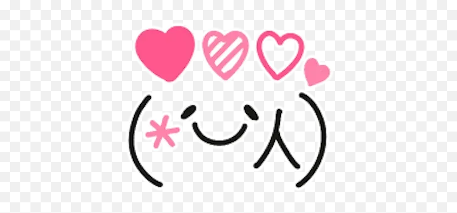 Kawaii Emoji Whatsapp Stickers - Heart,Emoji 113