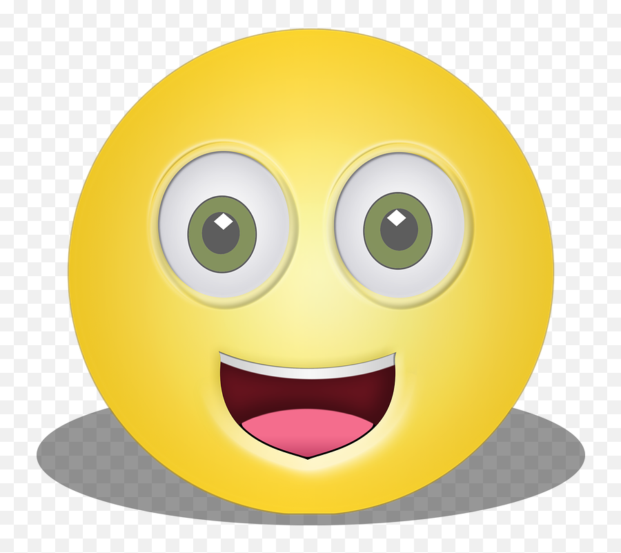 Graphic Smiley Emoticon Surprised - Surprised Happy Emoji,Emoticon