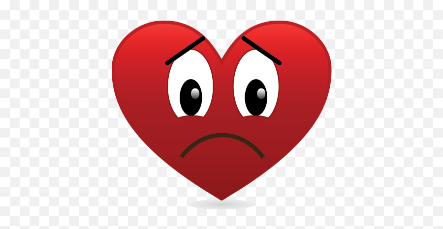Heart Png Sad Picture - Sad Heart Png Emoji,Heart Broken Emoticon