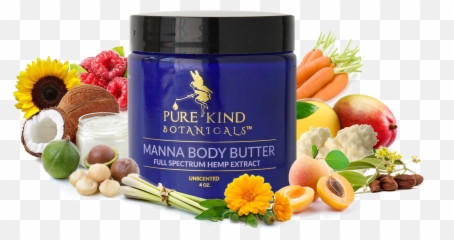 Manna Hemp Extract Body Butter Pure Emoji,Butter Emoji