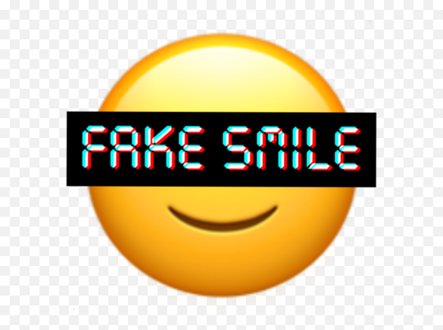 Fakesmile Fake Smile Emoji Emojisad - Circle,Fake Smile Emoji
