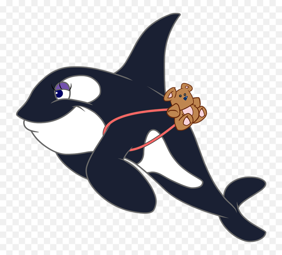 Abigail The Whale - Cartoon Transparent Cartoon Jingfm Cartoon Emoji,Orca Emoji