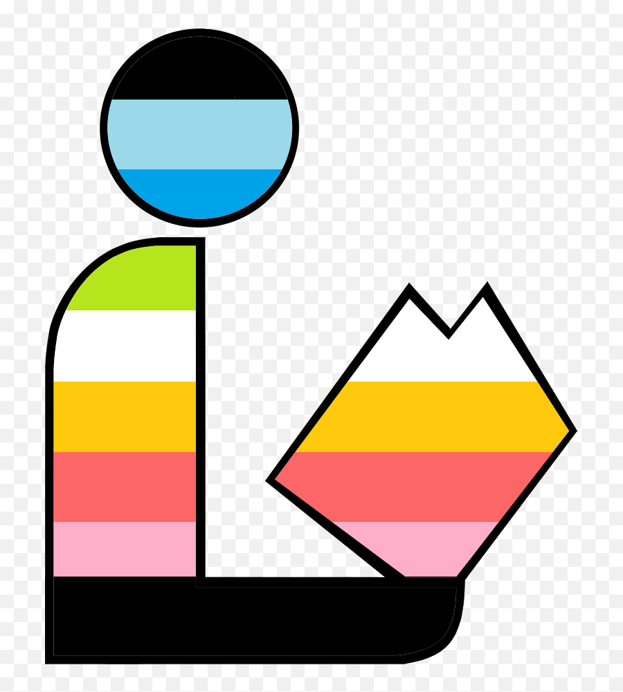 Queer Pride Library Logo - Graphic Design Emoji,Pride Flag Emojis