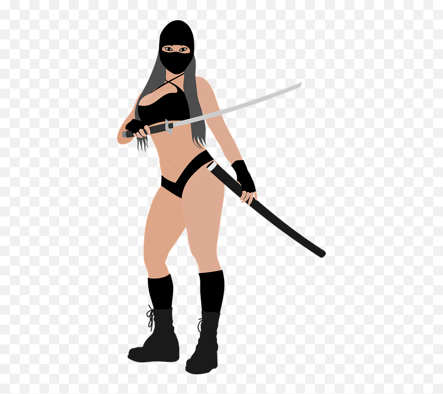 Woman Fighter Asian - Free Vector Graphic On Pixabay Hot Cartoon Girl Png Emoji,Muscle Emoticon